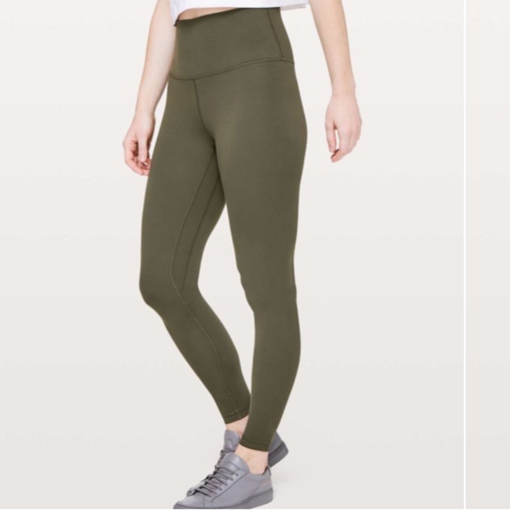 lululemon athletica Olive Green Align Leggings